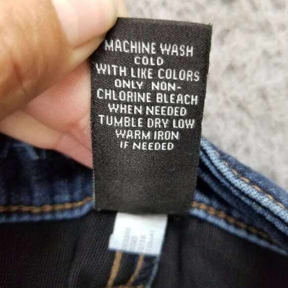 Lane Bryant Jeans Womens 24 Plus Blue Super Stretch Ankle Denim - Picture 14 of 15